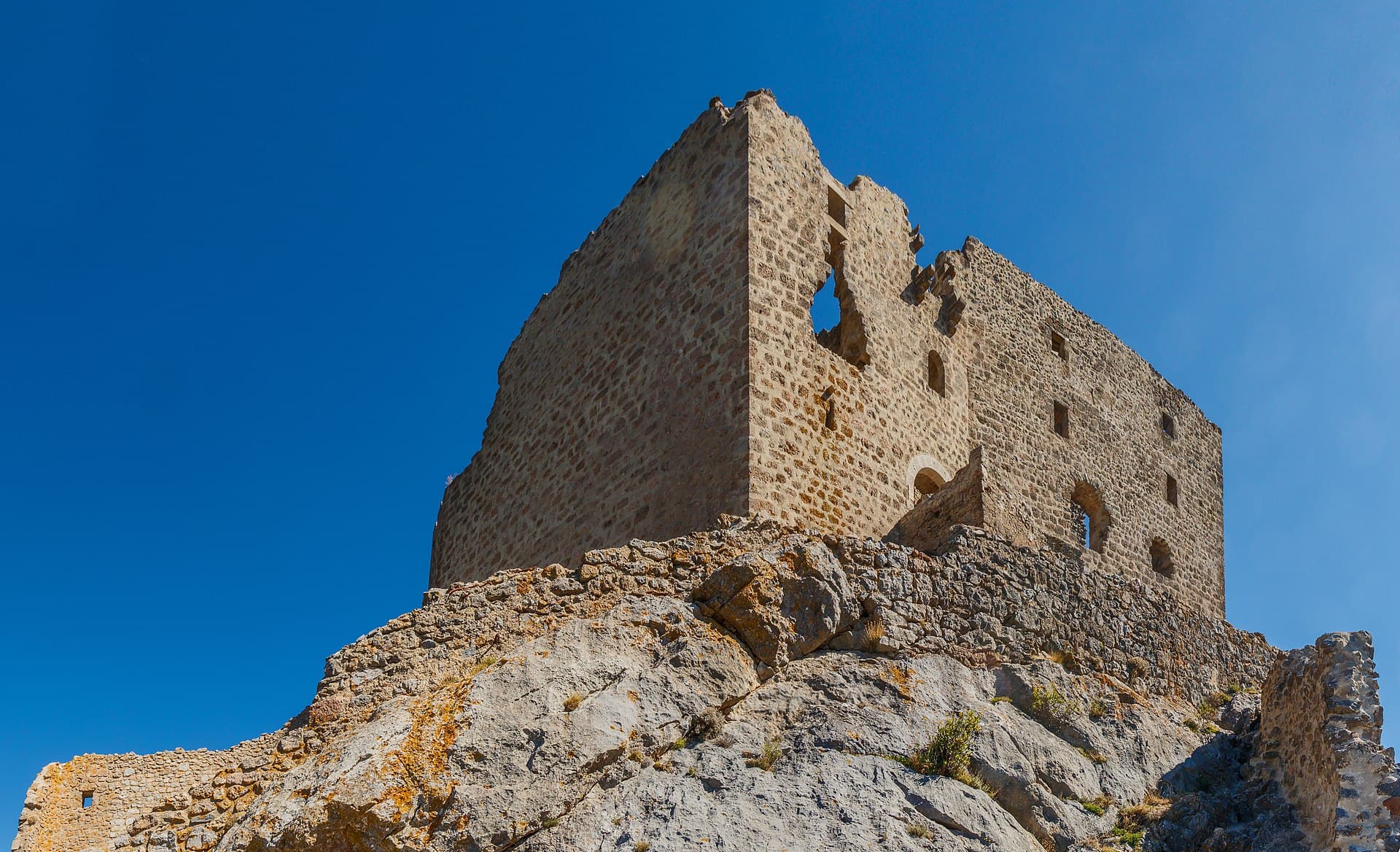 Château de Quéribus — château à Cucugnan, Aude, classé mh