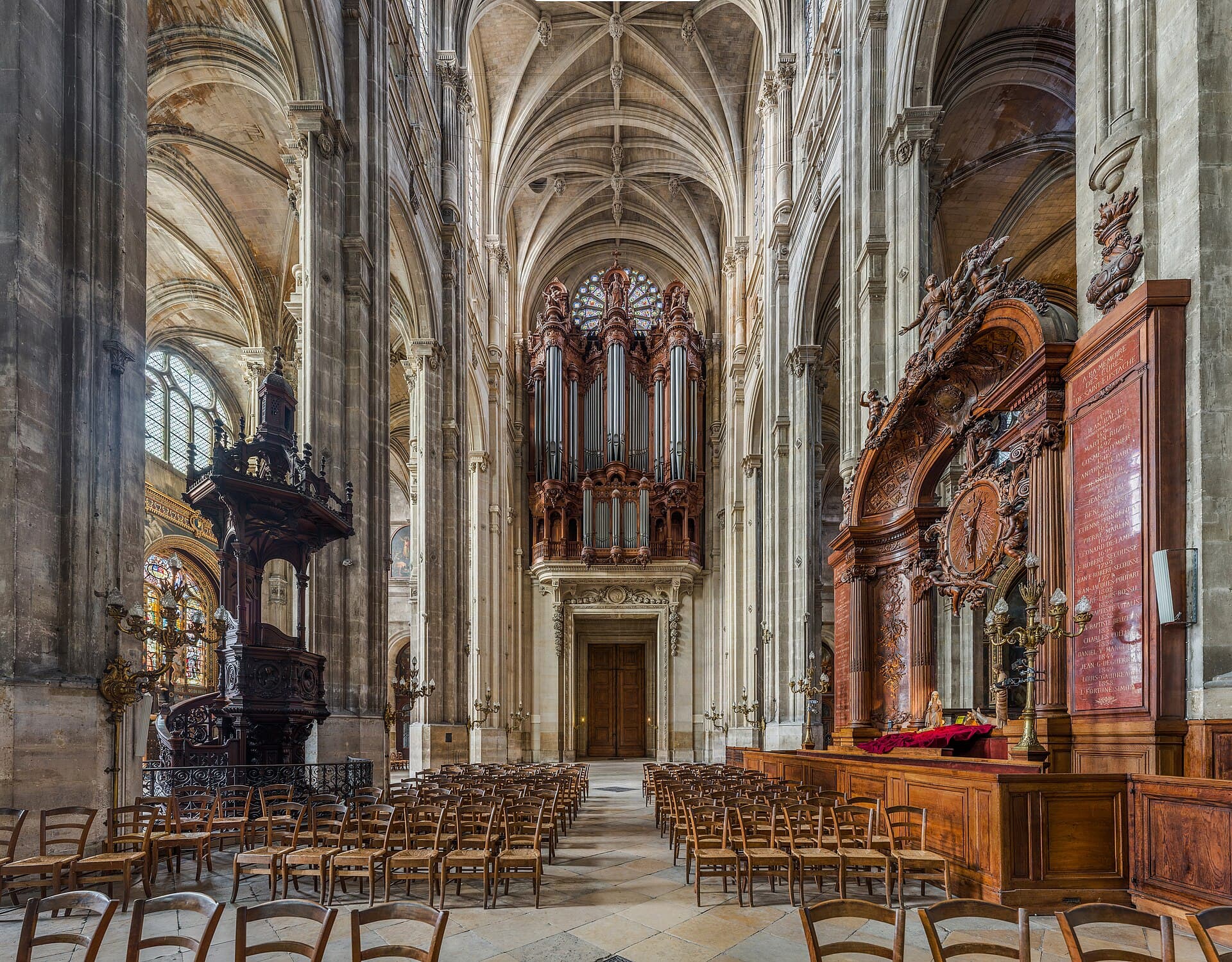 Église Saint-Eustache — édifice religieux à Paris (1er), Paris, classé mh
