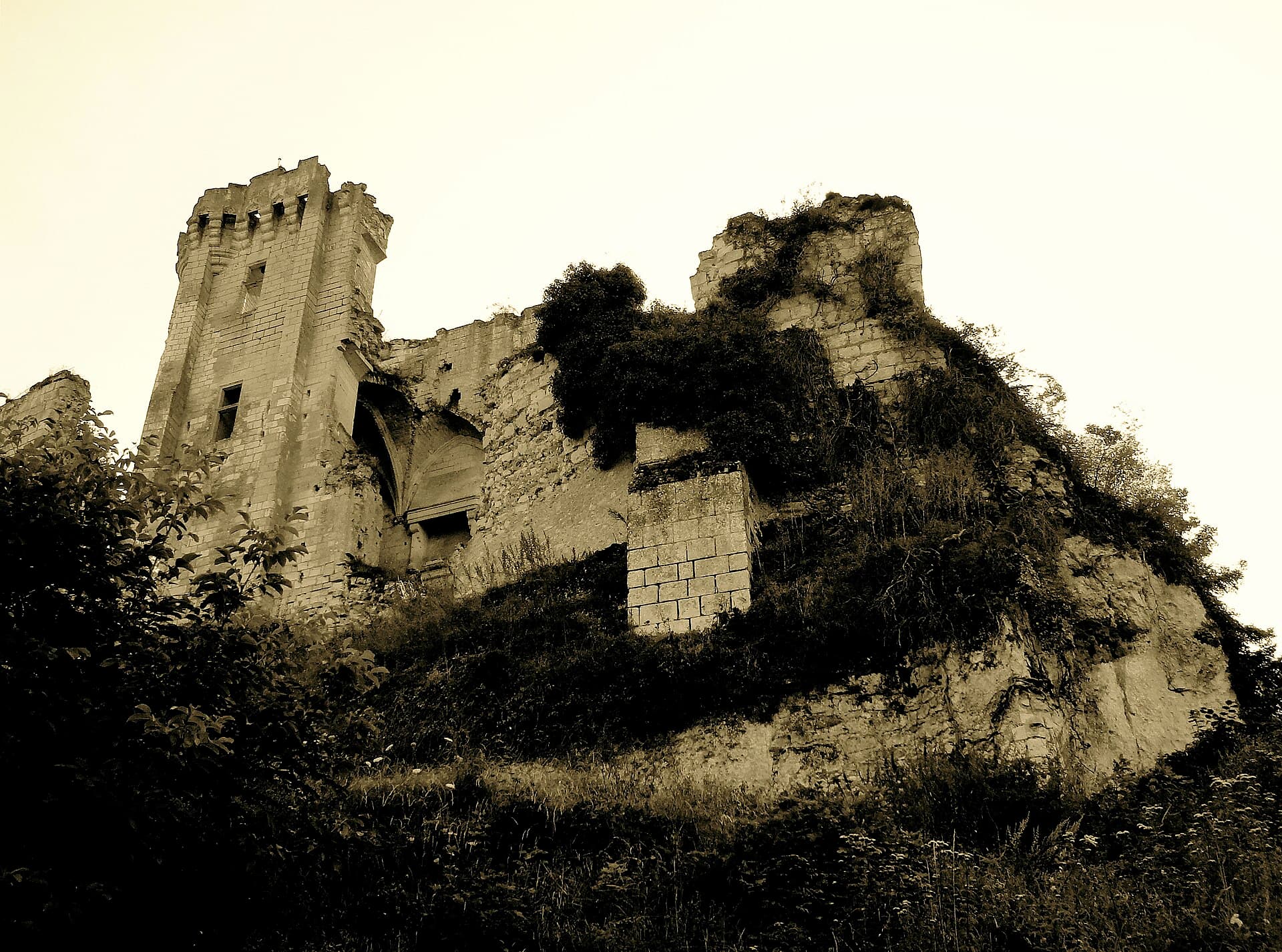 Château de Lavardin (Lavardin) Château de Lavardin — château à Lavardin, Loir-et-Cher, vue de nuit, classé mh